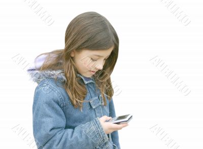 Girl talking on mobile 3