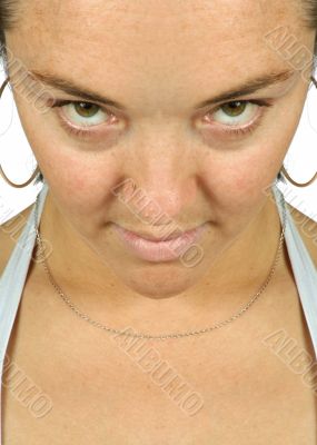 intense stare - girl sally