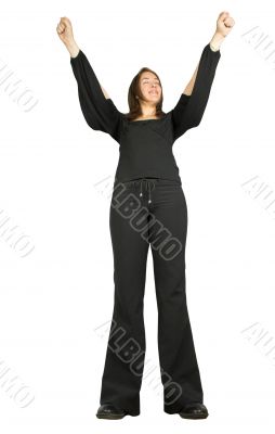 business woman - winner