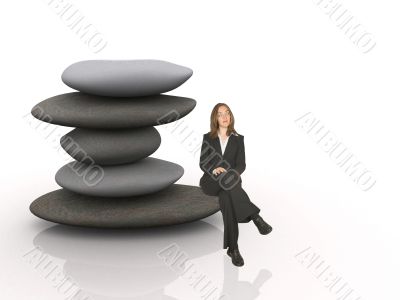 business woman - growth thoughts