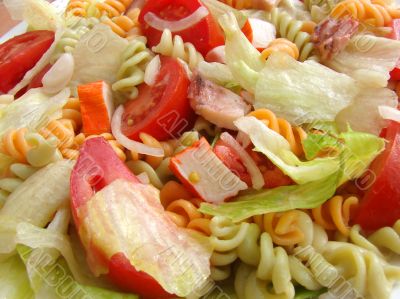 Vegetable salad. Background