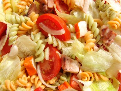 Vegetable salad. Background