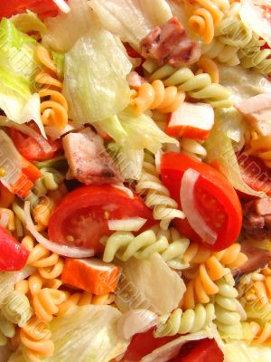 Vegetable salad. Background