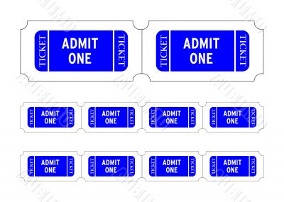 Admit one tickets