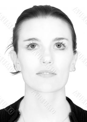 beauty portrait - high key