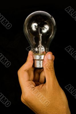 business idea - black bulb