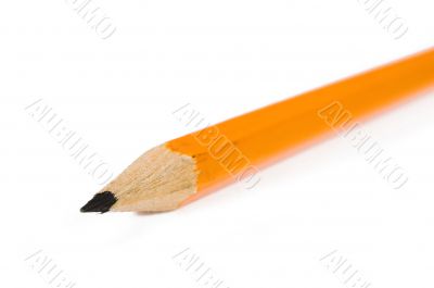 black pencil over white