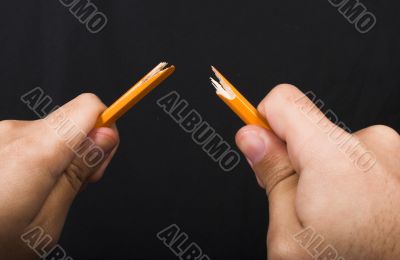 broken pencil