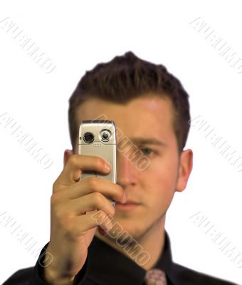 camera phone - focus on mobile