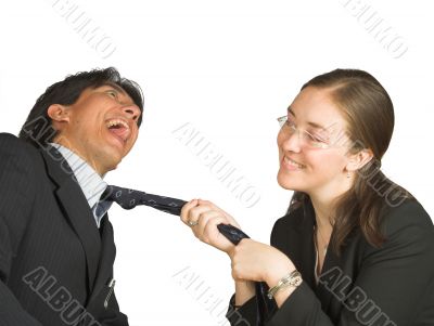 business couple attraction