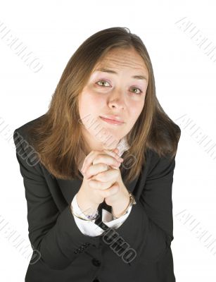 begging for chance 2 - business woman