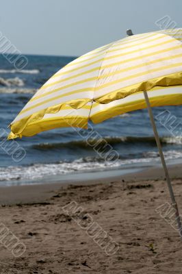 Yellow Beach Umbrella