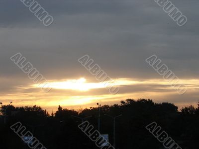 Sunset colorful sky Sunset colorful sky