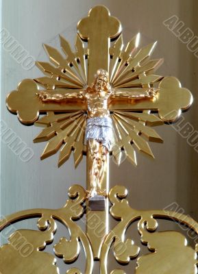 Holy Cross with figure of crucified jesus christ