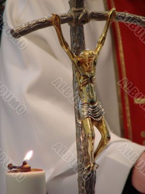 Holy Cross with figure of crucified jesus christ