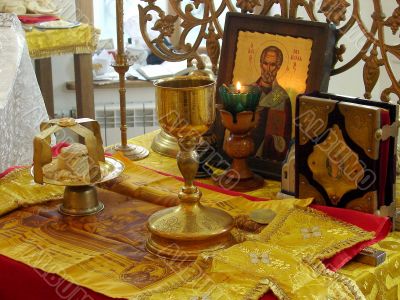 Sacred Participle objects of orthodox church