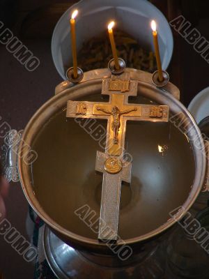 Holy Cross with figure of crucified jesus christ