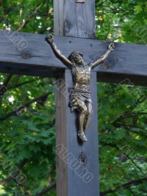 Holy Cross with figure of crucified jesus christ