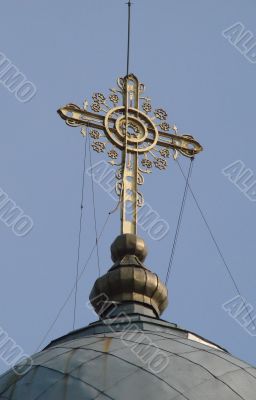 Orthodox Church`s Holy Crosses and cupolas