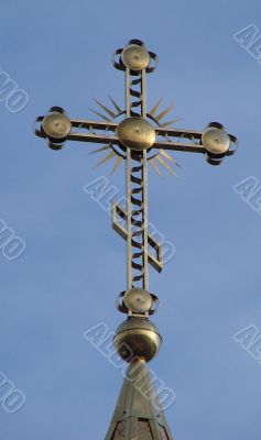 Orthodox Church`s Holy Crosses and cupolas