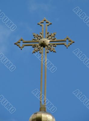 Orthodox Church`s Holy Crosses and cupolas