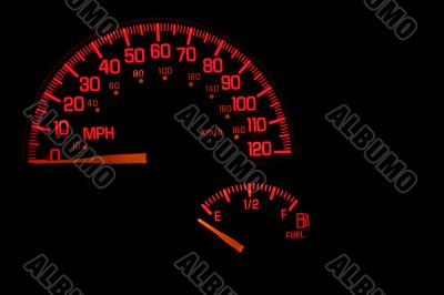 Dashboard Speedometer Gas Gauge