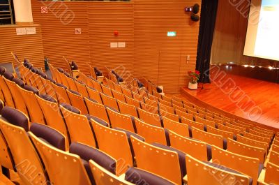 The theater seats