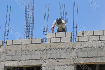 Concrete Block Worker