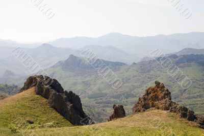 Mountain landscape Mountain landscape