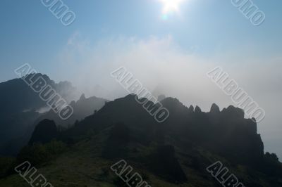 Mountain ridge Mountain ridge