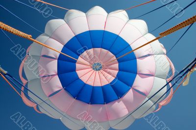 bright parachute canopy