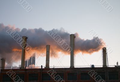 Factory chimney