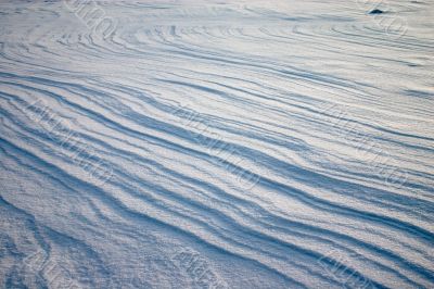 Weathering on the snow plain