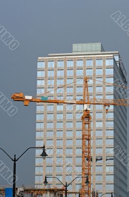 Crane and Highrise