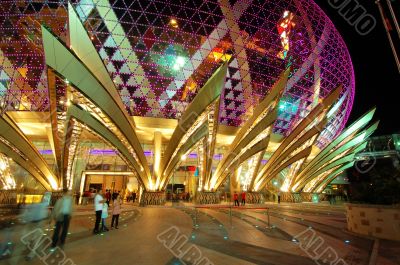 Entrance of casino in Macau