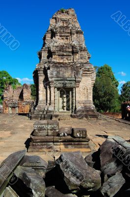 The library at East Mebon, Cambodia