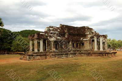 The library in the Angkor Wat, Cambodia