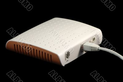 Rear part of modem