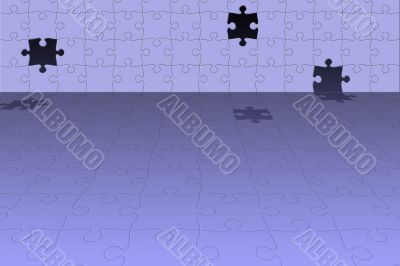 Blue Puzzle background