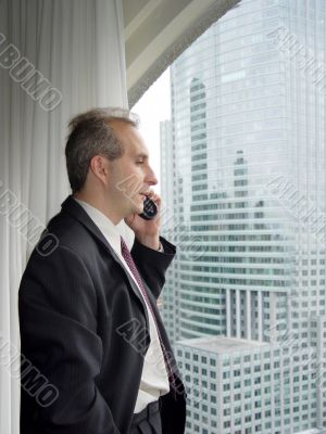 Businessman by the window