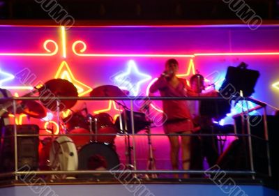 Band In The Nightclub