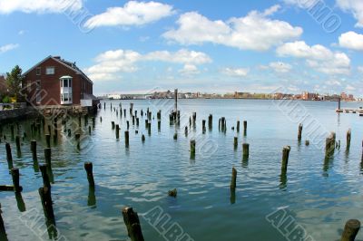 Abandoned wharf