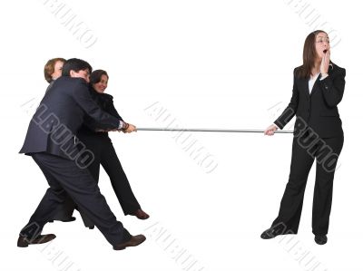 business teamwork competition