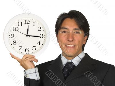 business time management - man with glasses