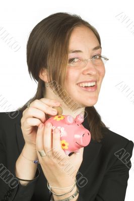 business savings - piggy bank