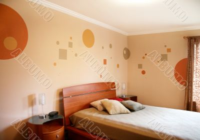 Design in modern bedroom