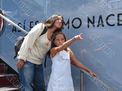 Mum and the daughter