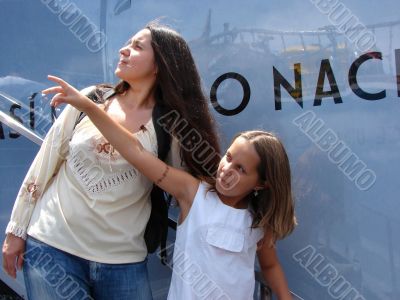 Mum and the daughter