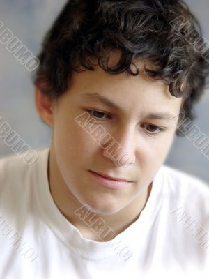 Boy thinking
