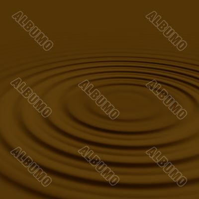 Coffee or chocolate ripples